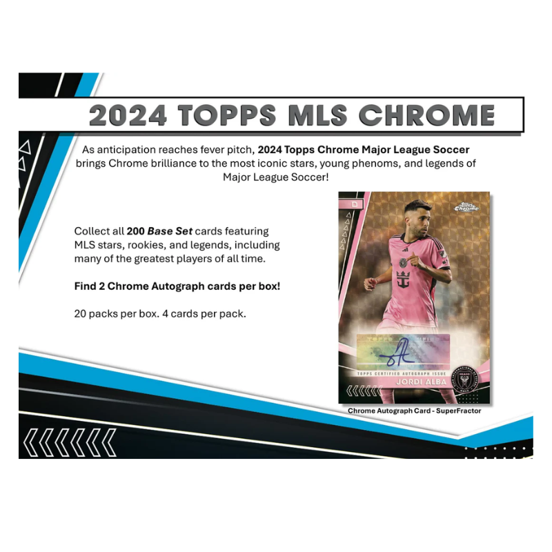2024 Topps Chrome MLS Hobby Box