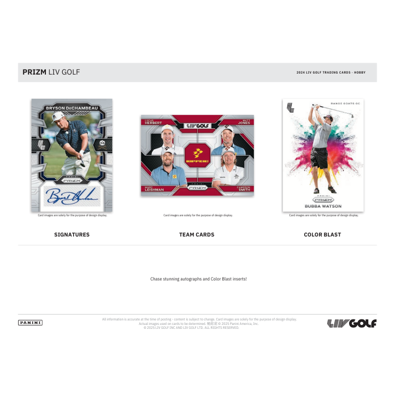 2024 Prizm LIV Golf Hobby Box