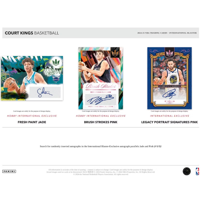 2024/25 Panini Court Kings International Blaster Box