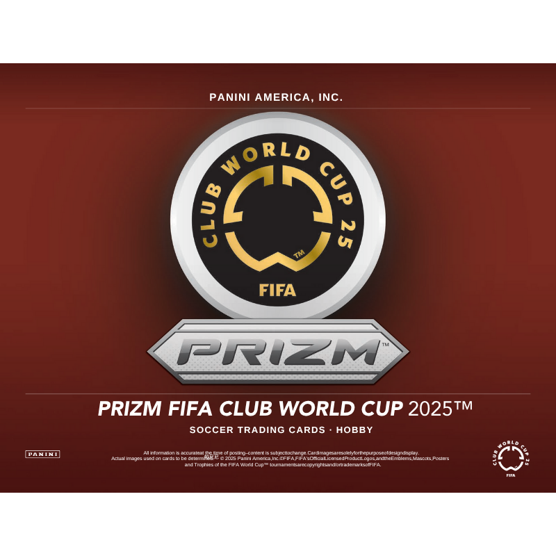 2025 Panini Prizm FIFA Club World Cup Soccer Hobby Box