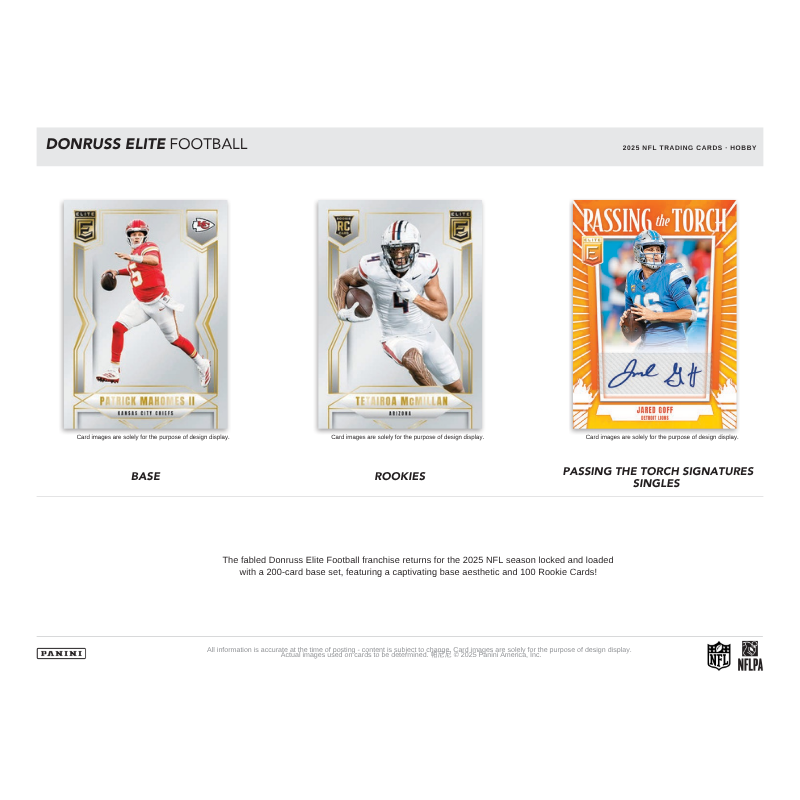 2025 Panini Donruss Elite Football Hobby Box