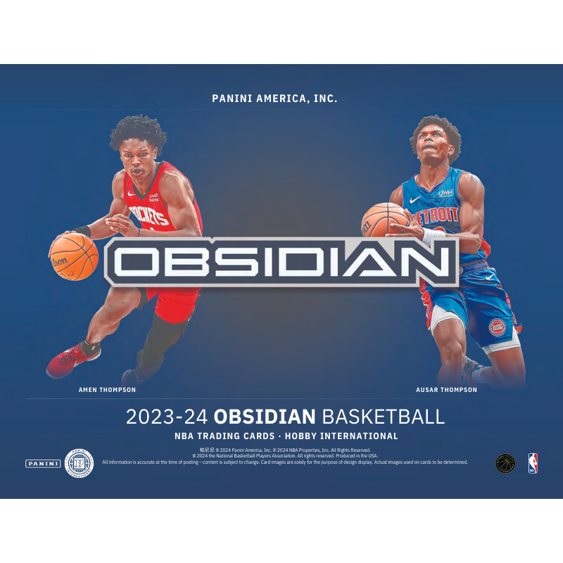 2023/24 Panini Obsidian Basketball International Hobby Box