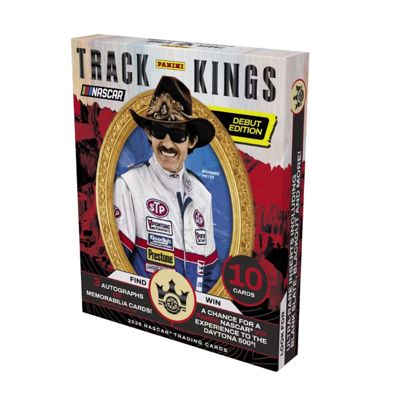 2026 Panini Track Kings Racing Hobby 16 Box Case