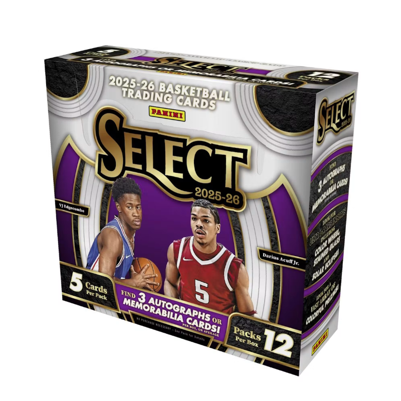 2025/26 Panini Select Basketball Hobby 12 Box Case
