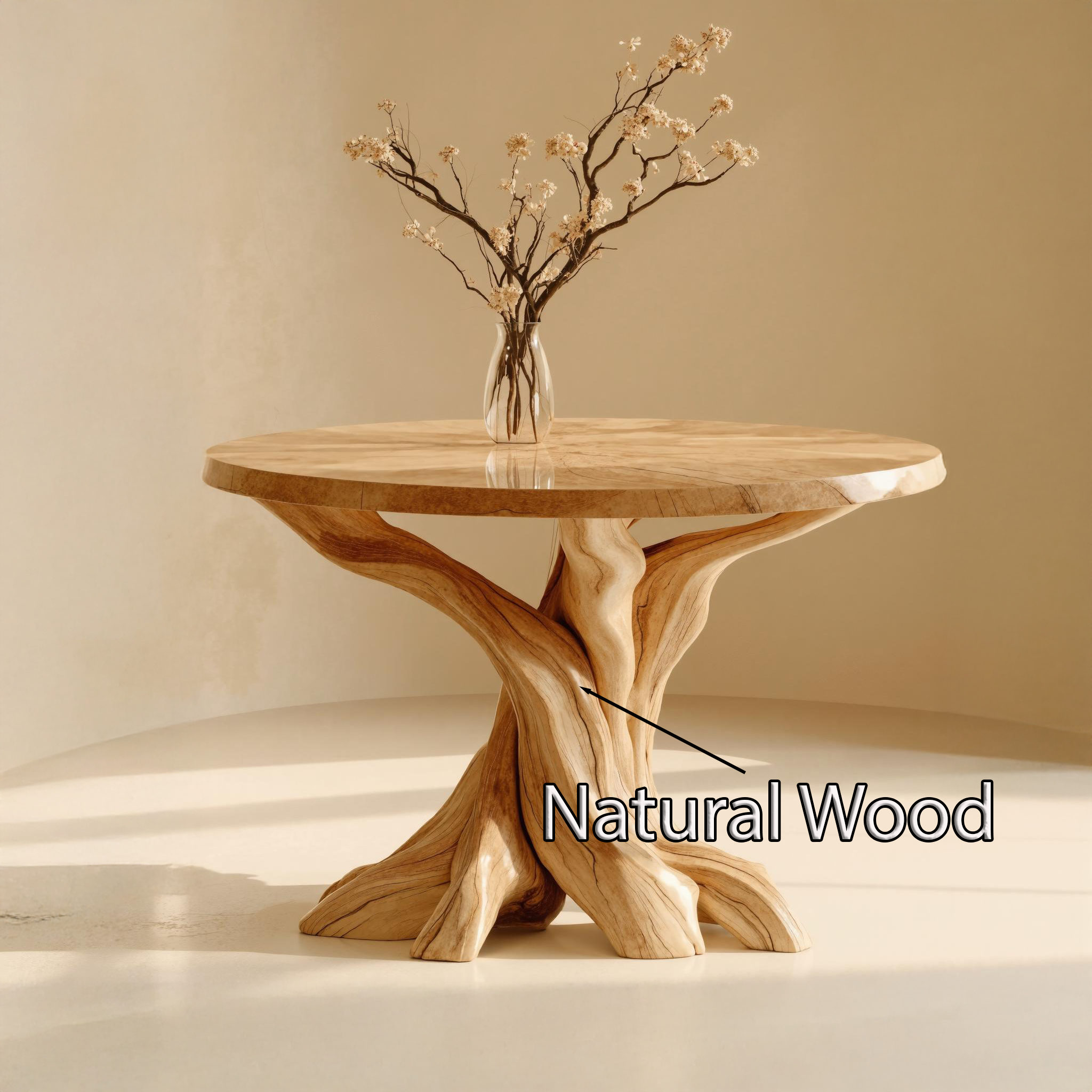 Minimalist Wood End Table For Modern Living Spaces