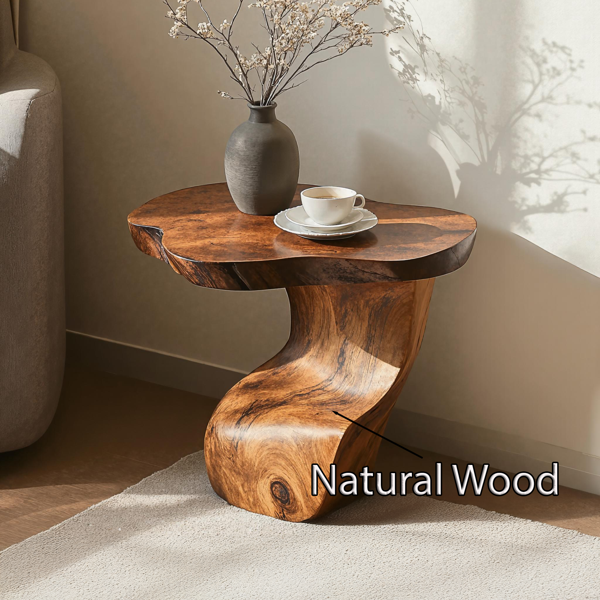Modern Wood End Table For A Functional And Stylish Living Area