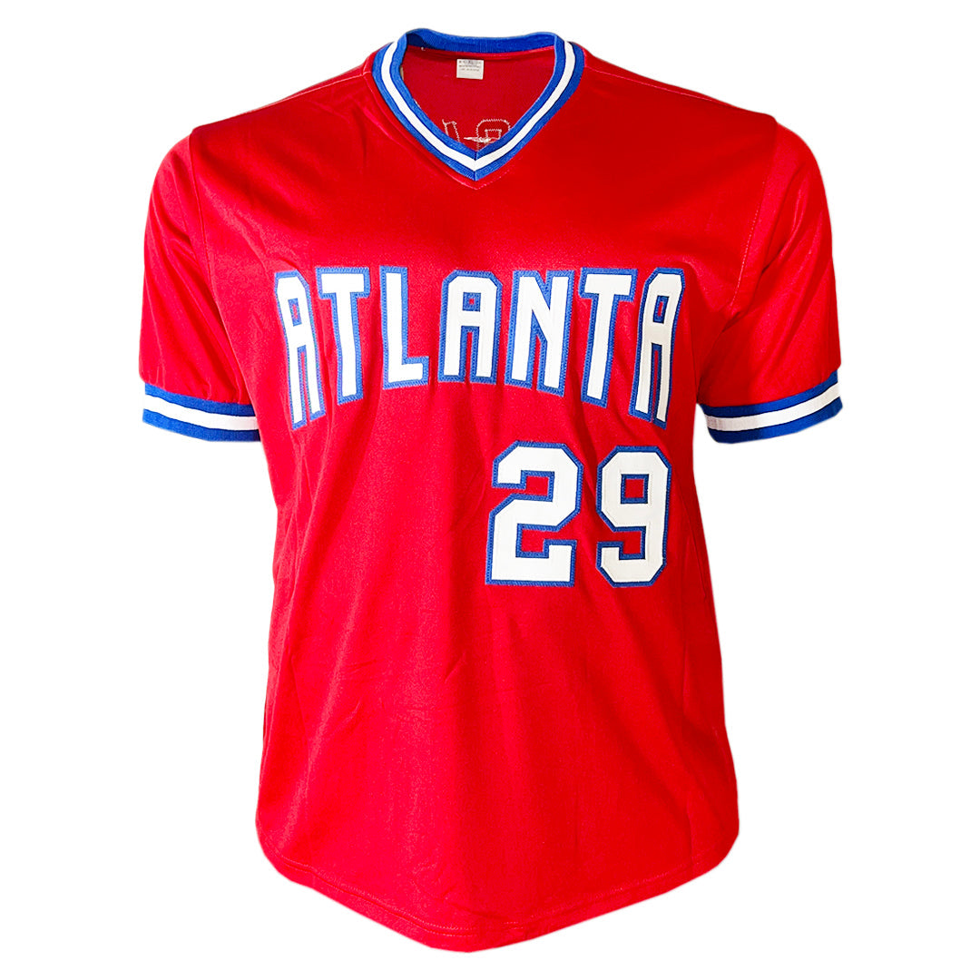 John Smoltz Signed Atlanta Red Baseball Jersey (JSA)