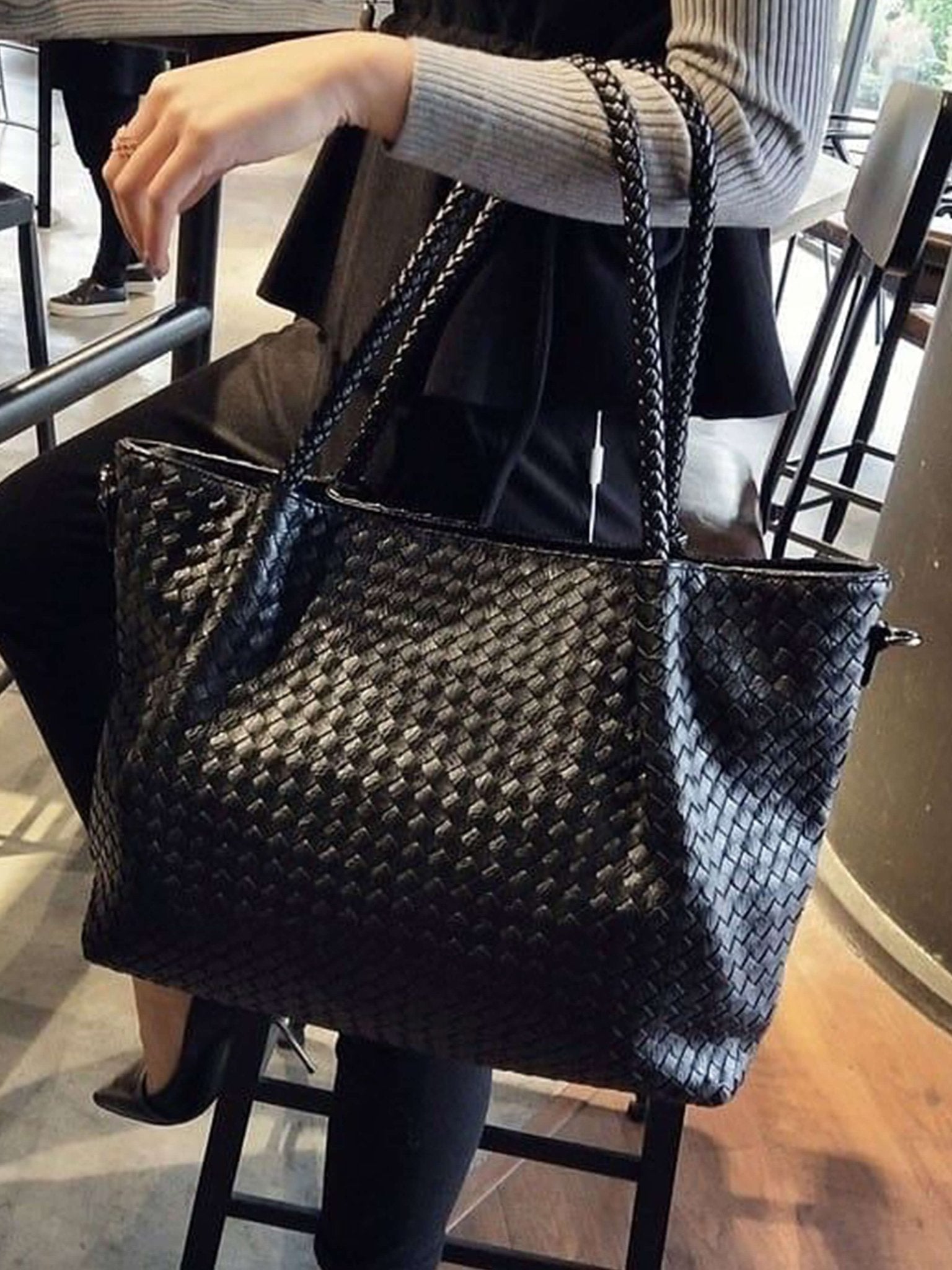 Natalie Woven Bag XL