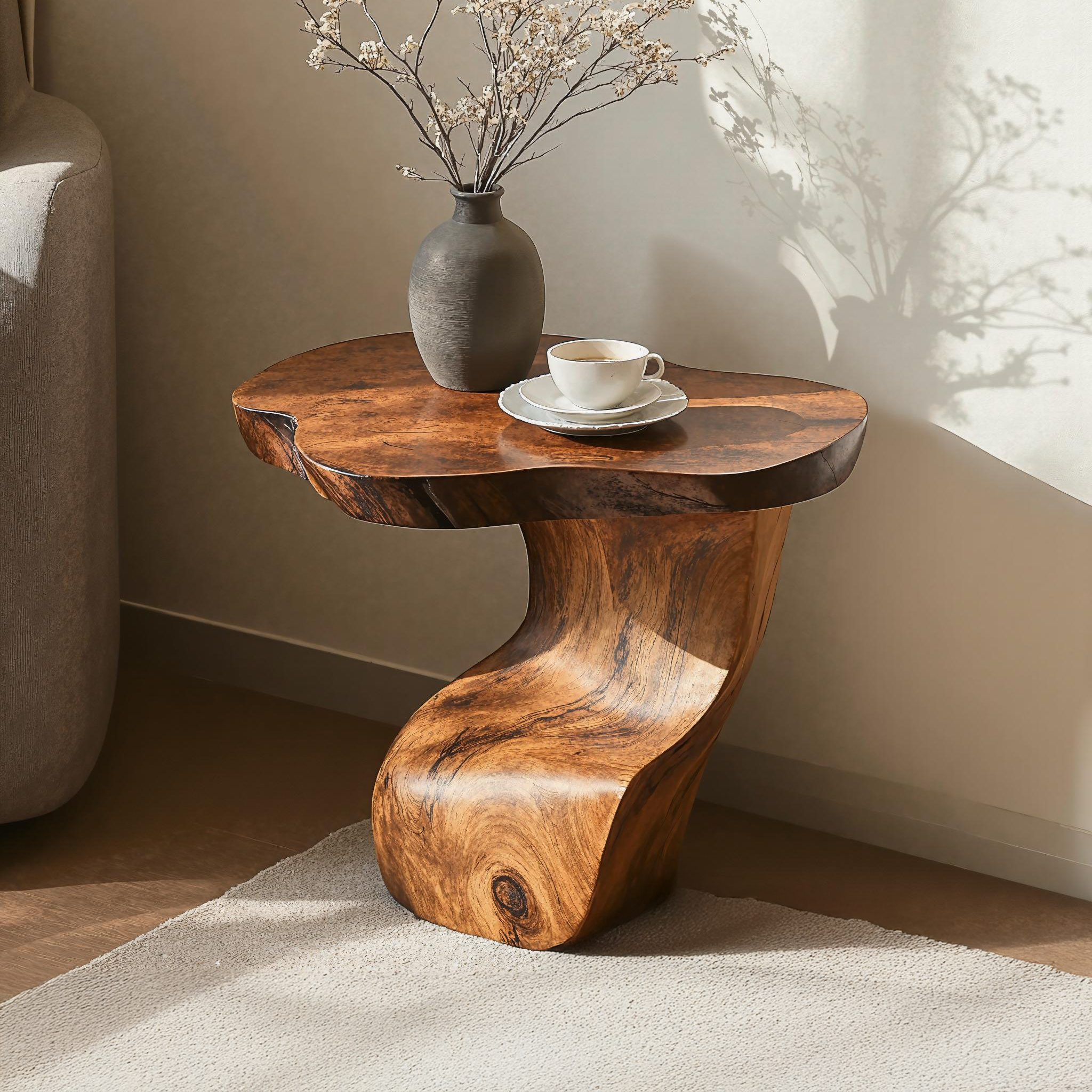 Modern Wood End Table For A Functional And Stylish Living Area