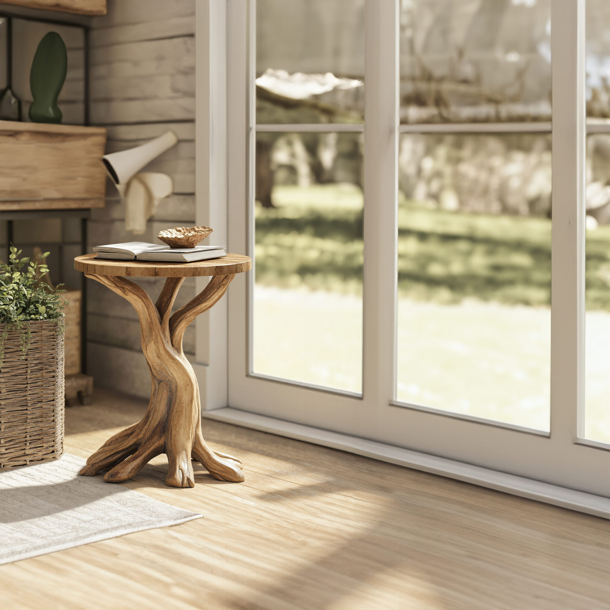 Farmhouse End Table Rustic End Table Home Decor