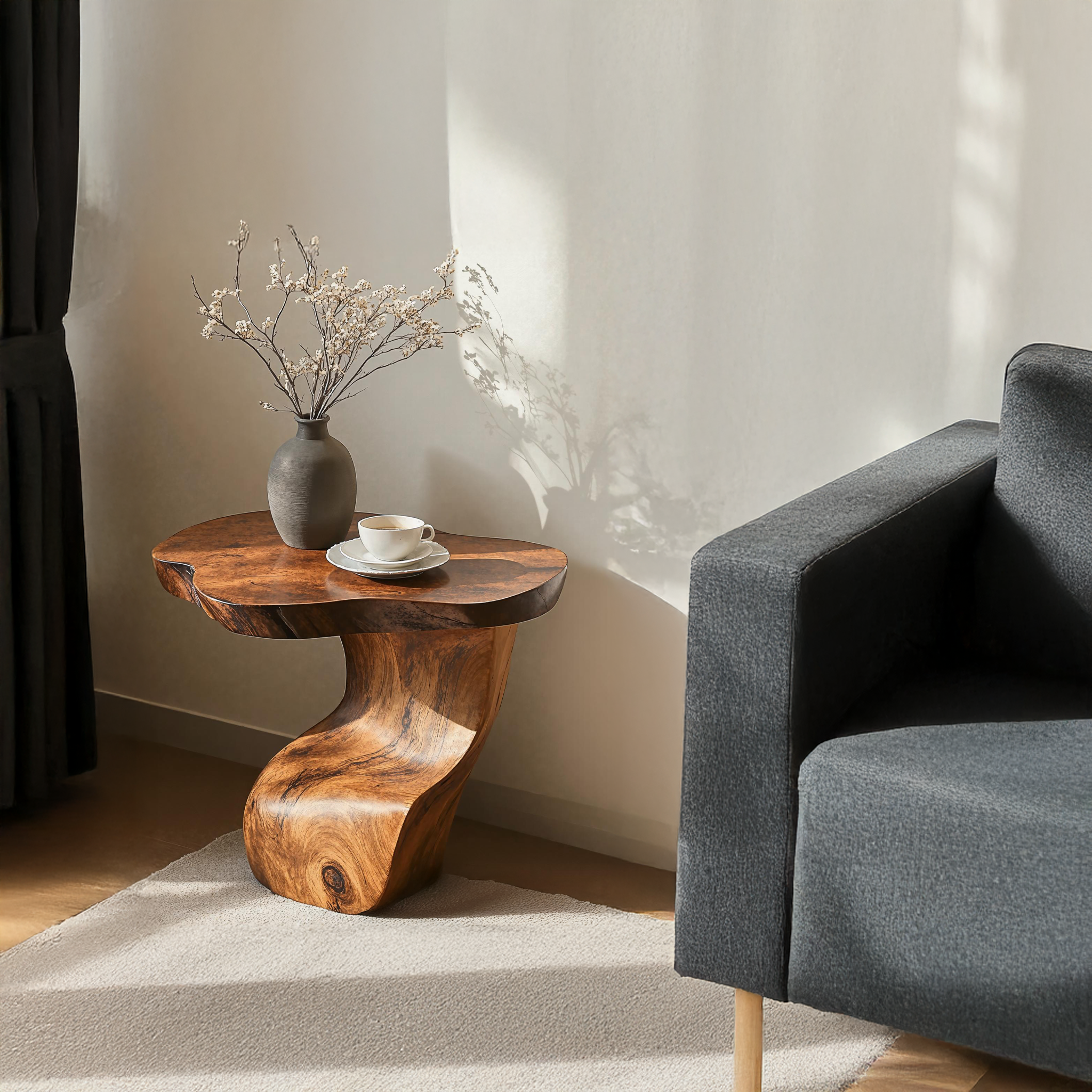 Modern Wood End Table For A Functional And Stylish Living Area