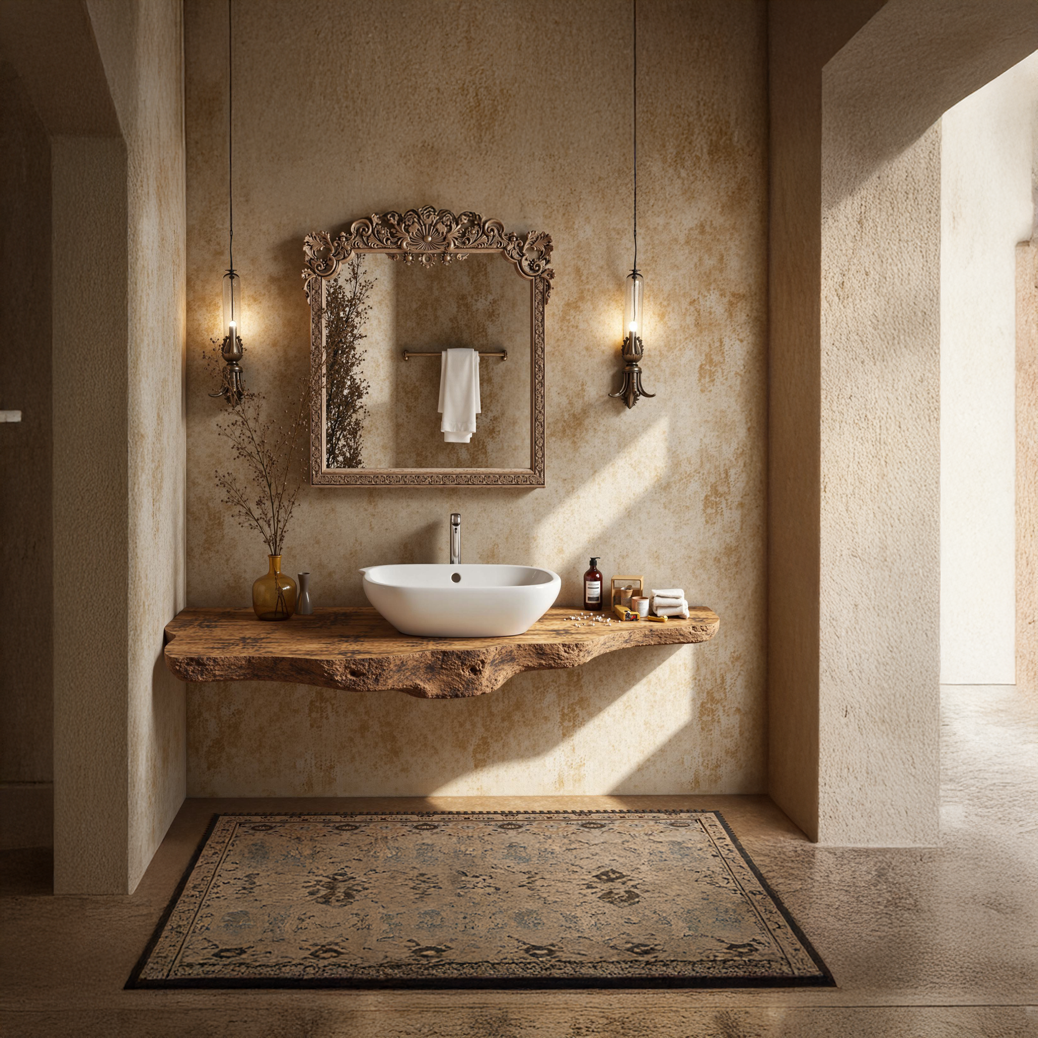 Wooden Floating Bathroom Vanity