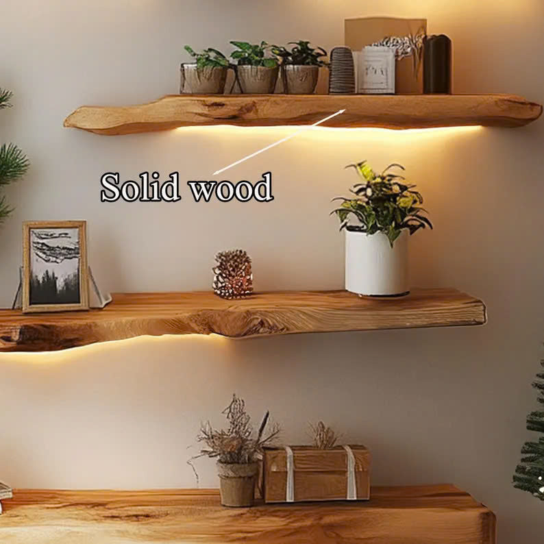 Rustic Floating Shelves Display Shelves Gifts