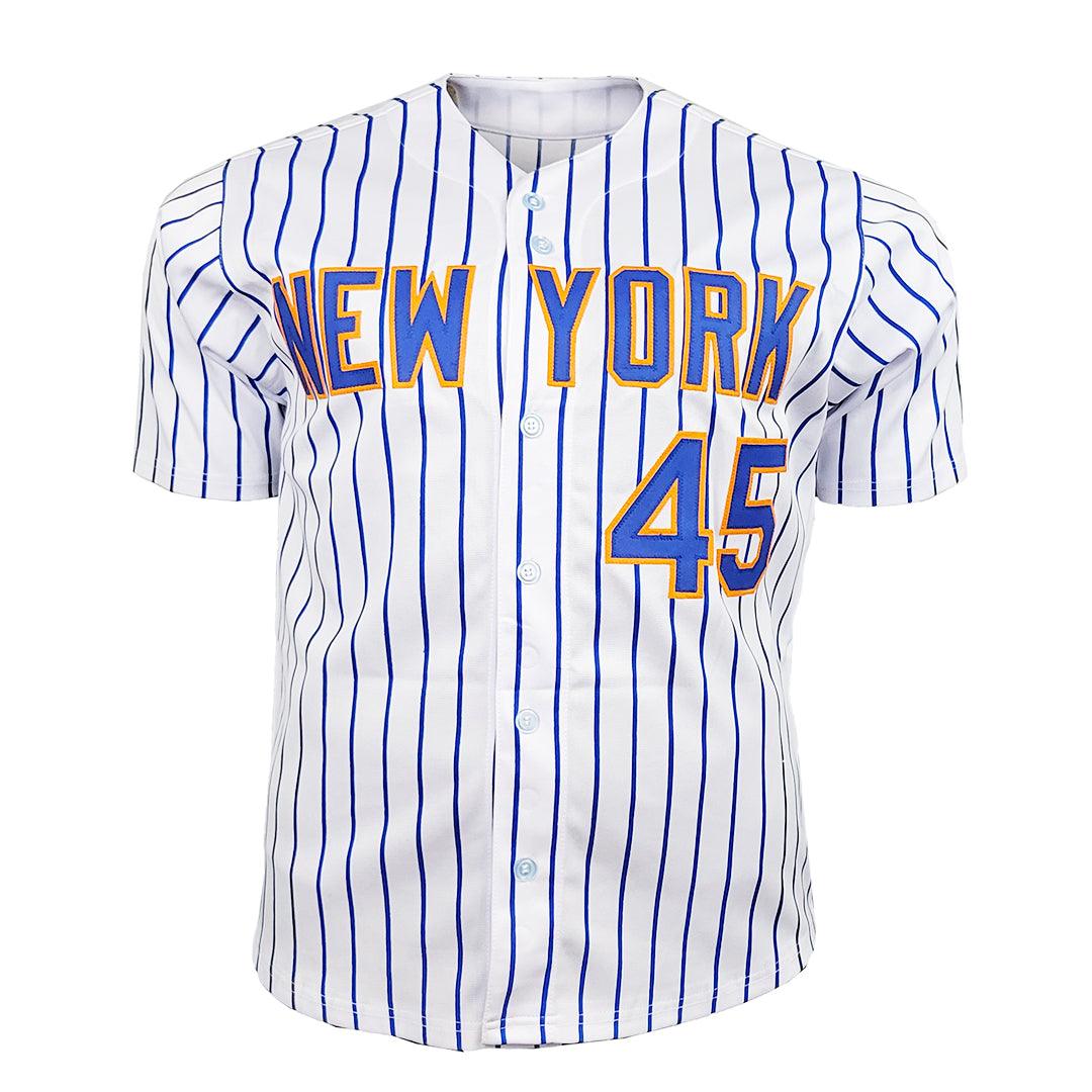 Zack Wheeler Signed New York Pinstripe Baseball Jersey (JSA)