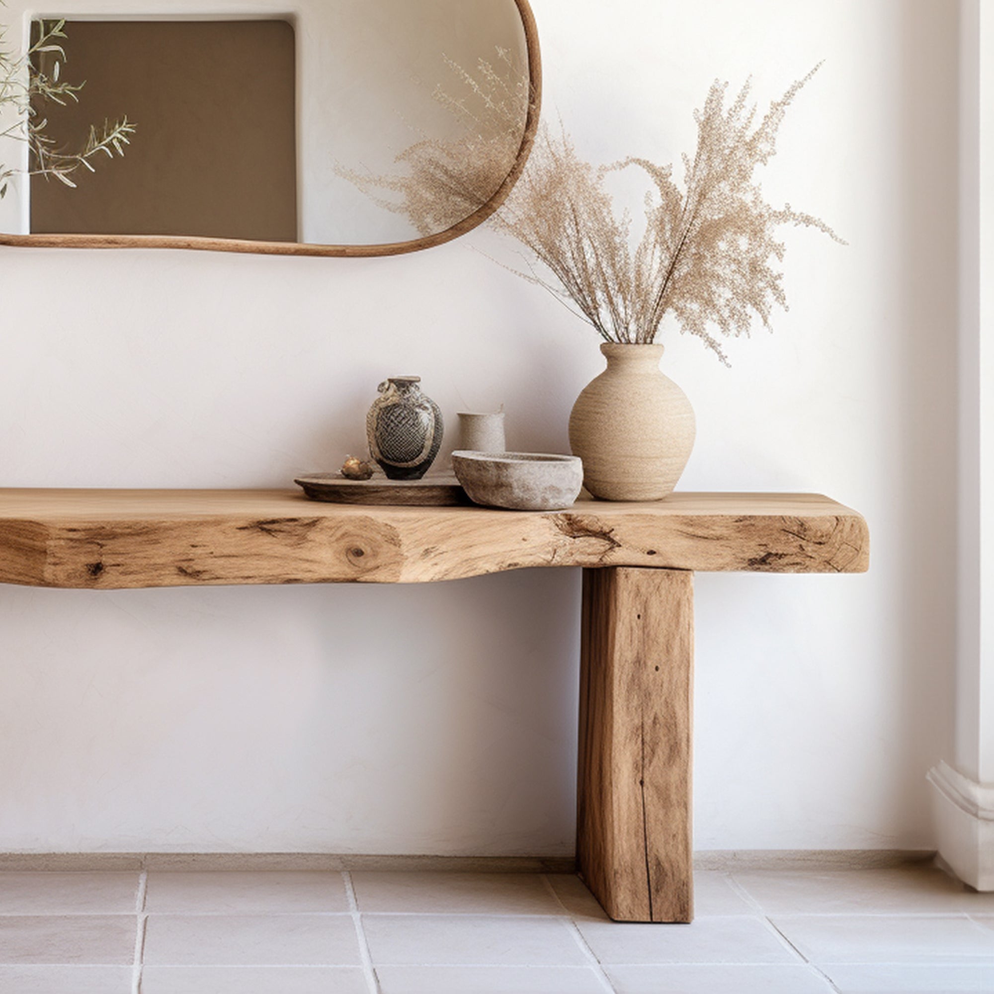Living Edge Side Table Modern