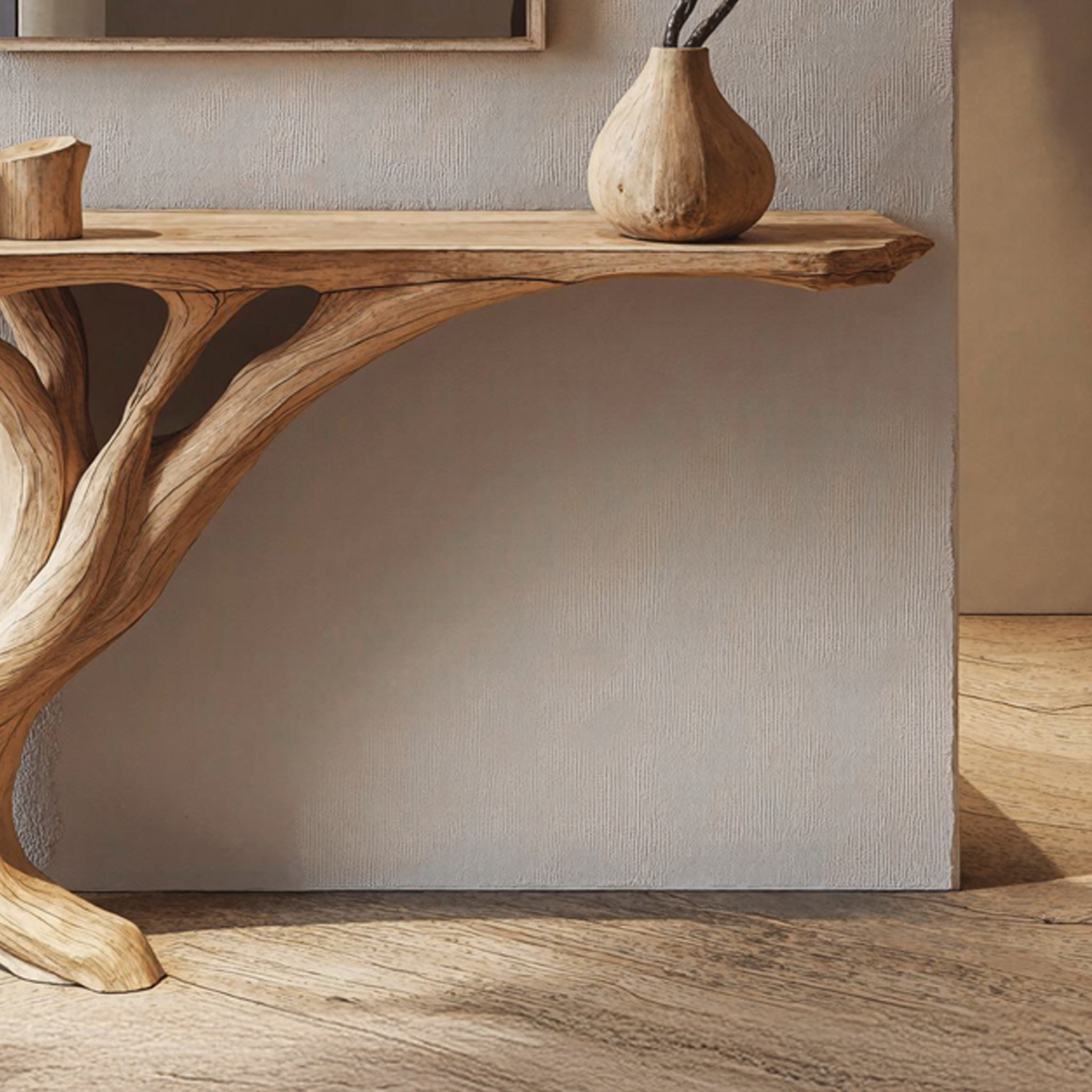Narrow Console Table Side Table Unique Design