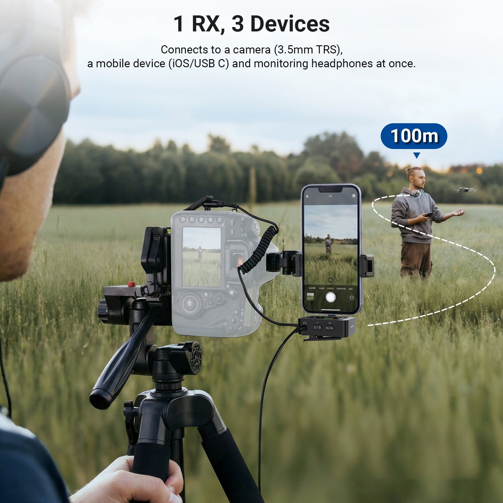 NEEWER CM26 Pro Wireless Lapel Microphone System
