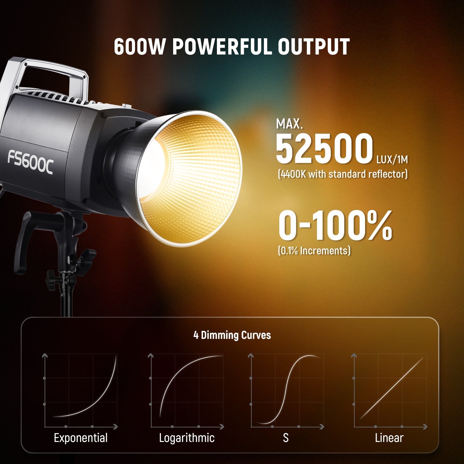 NEEWER FS600C 600W RGB COB LED Video Light