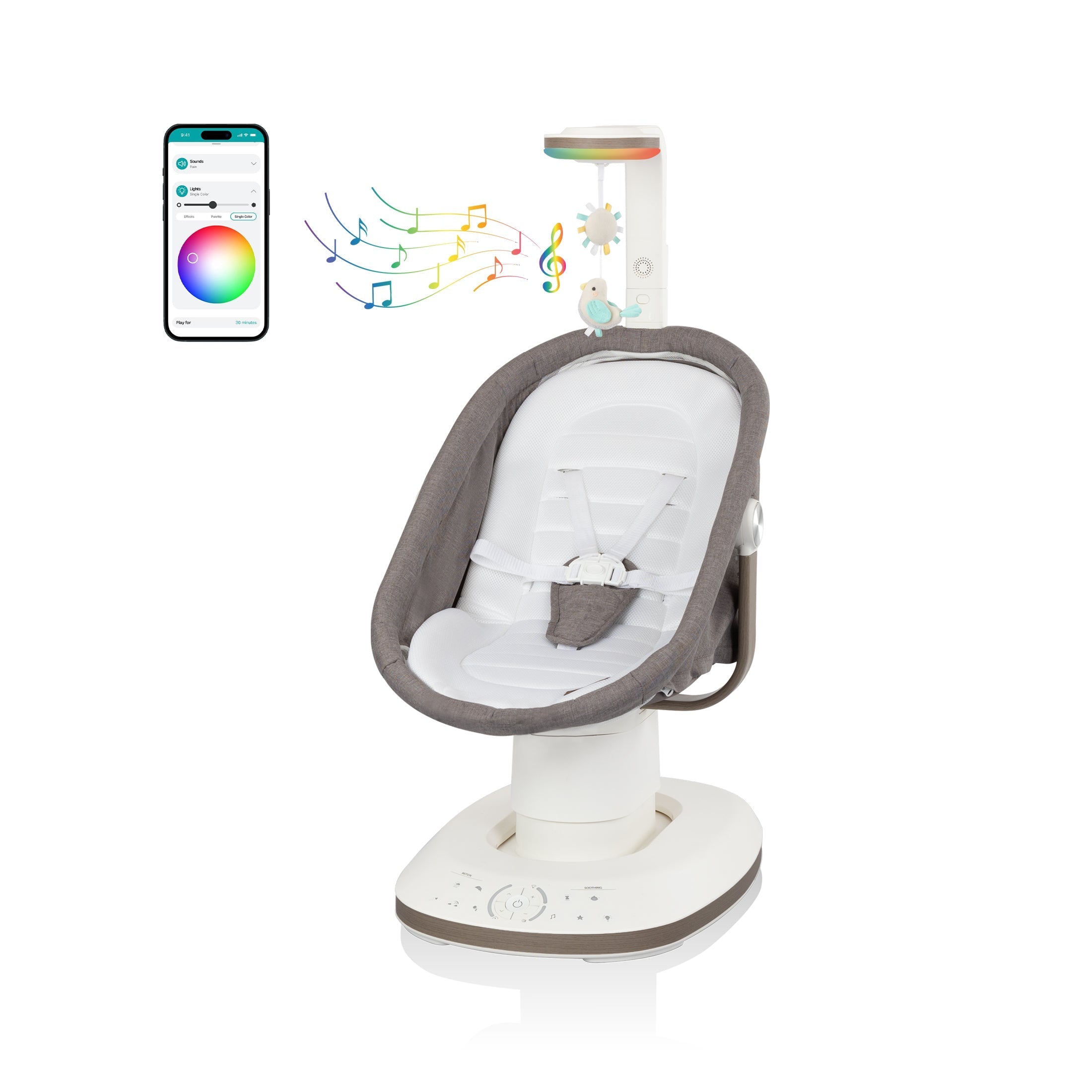 Elara 2-in-1 Smart Motion Swing & Soothing Nest
