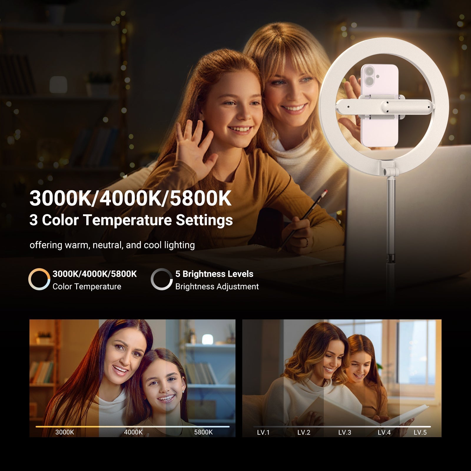 NEEWER ENTRY LEVEL VERSION 10" LED Ring Light Kit