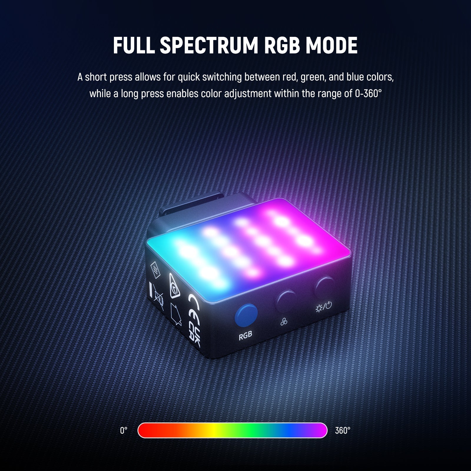 NEEWER BASICS M23 Magnetic RGB Camera Auxiliary Light
