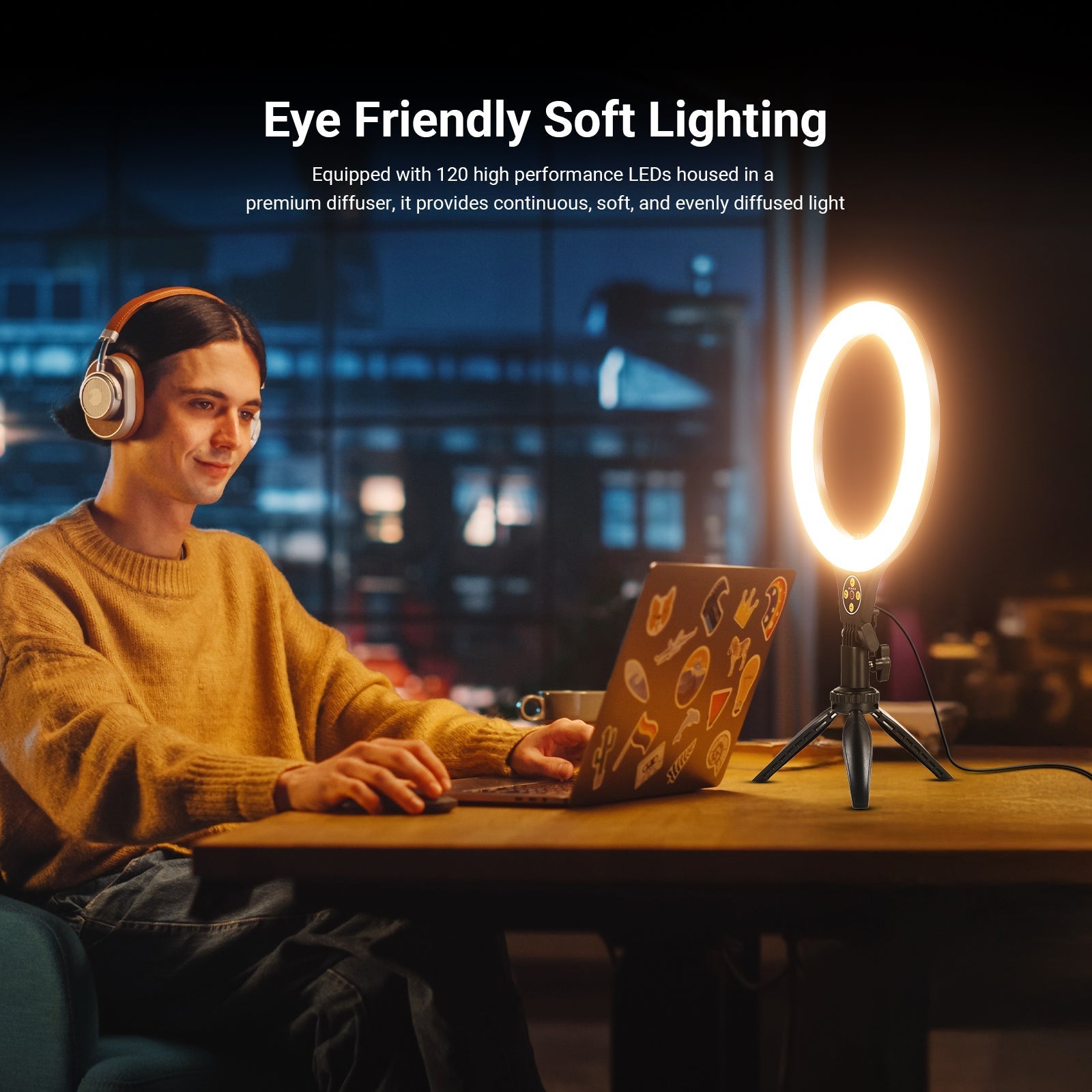 NEEWER ENTRY LEVEL VERSION N25/N22 Desk Ring Light Kit