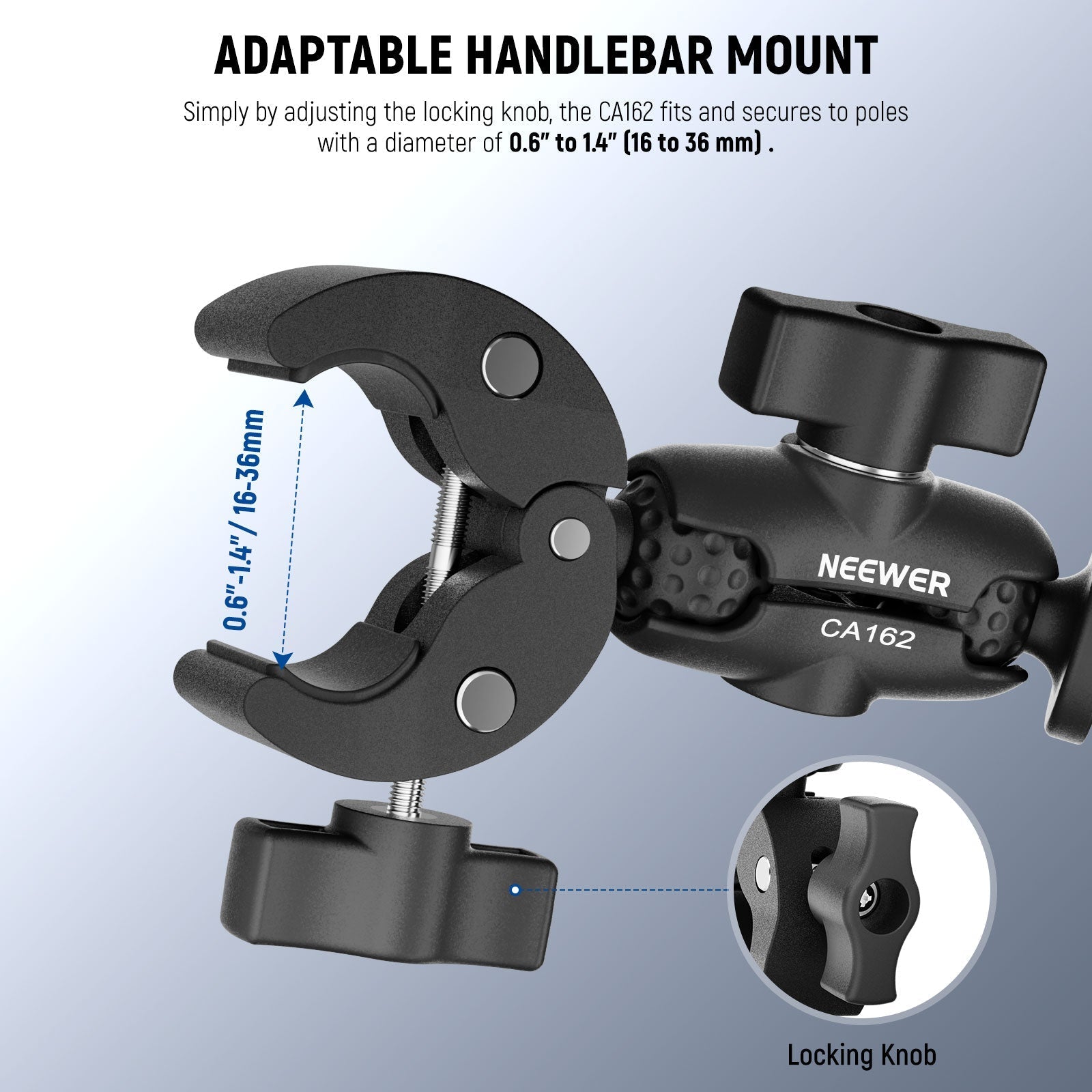 NEEWER CA162 Super Clamp Action Camera Mount