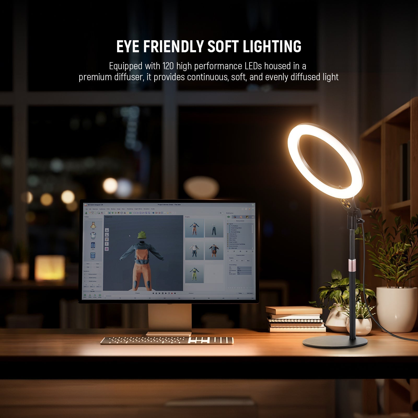 NEEWER ENTRY LEVEL VERSION N25/N22 Desk Ring Light Kit