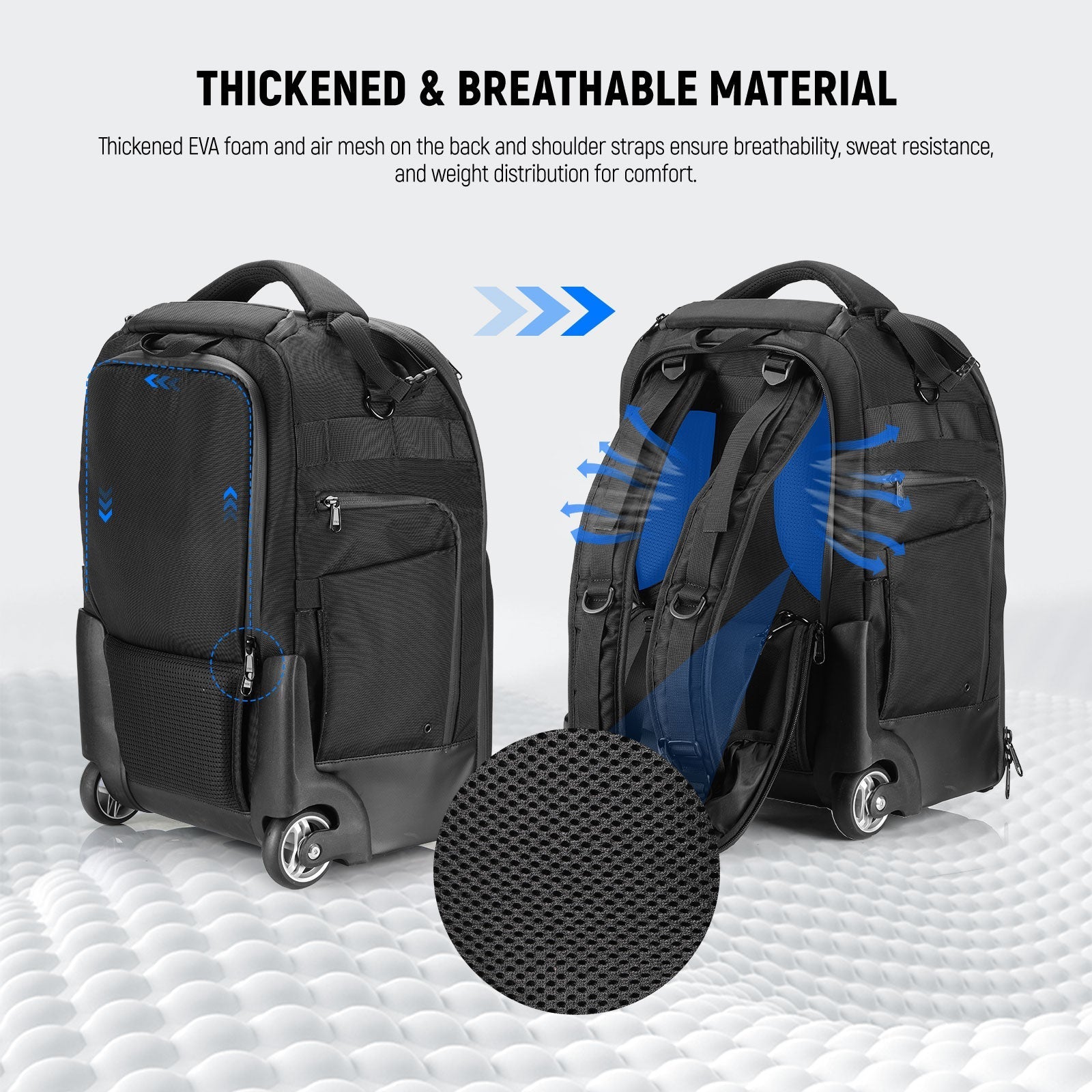 NEEWER PB027 Carry On Camera Roller Bag