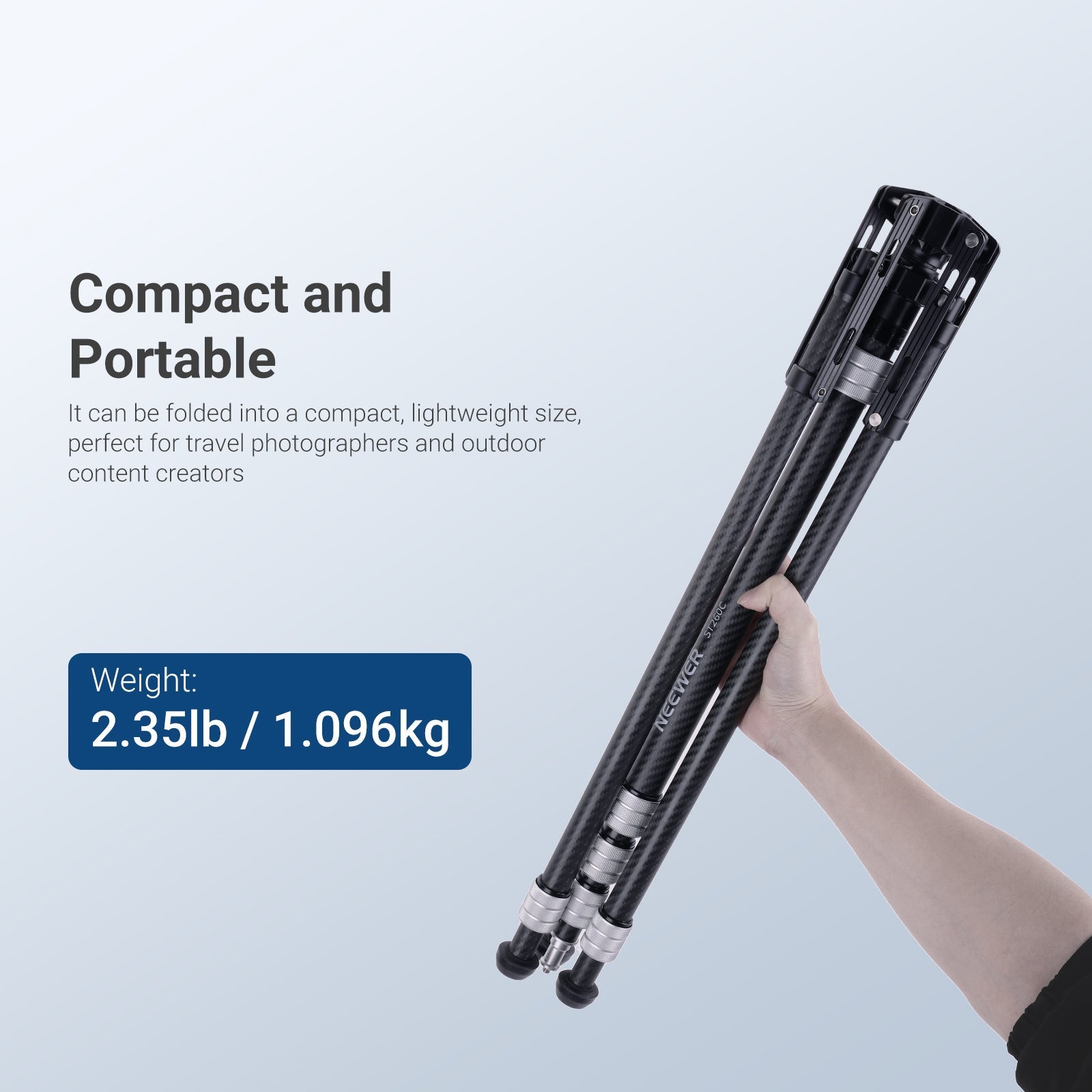 NEEWER ST260C 260cm Carbon Fiber Light Stand