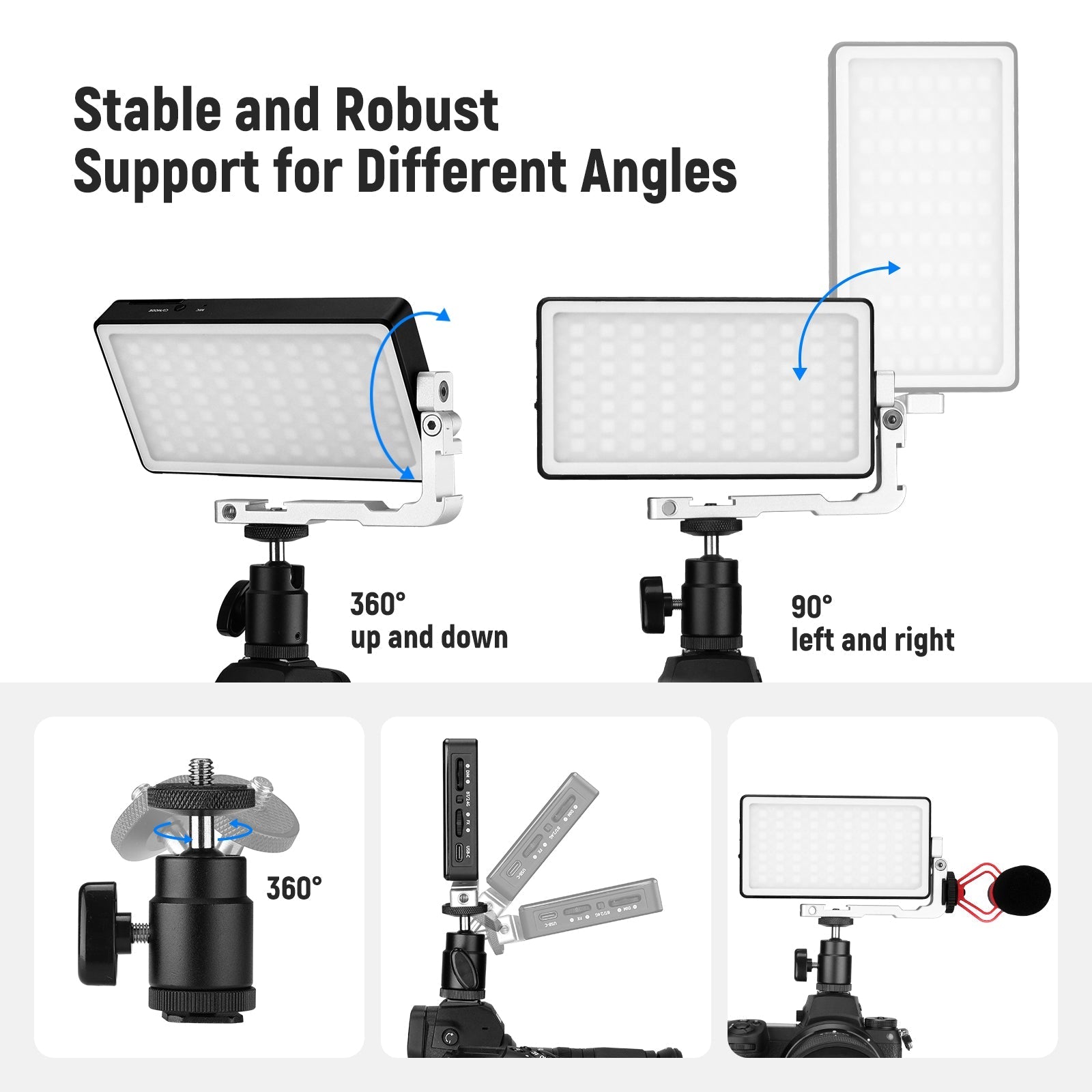 NEEWER SL90 RGB Video Light With App & 2.4G Control