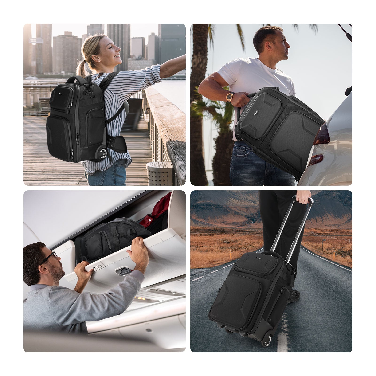 NEEWER PB027 Carry On Camera Roller Bag
