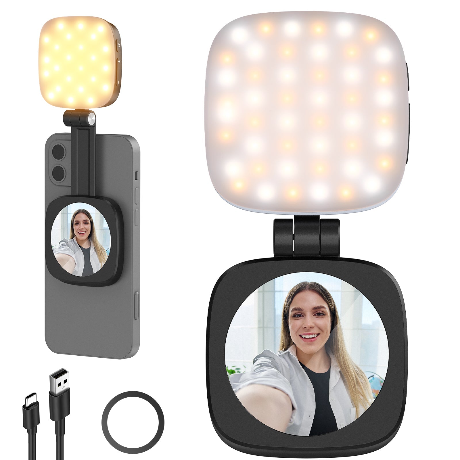 NEEWER BASICS NL48B Magnetic Selfie Light