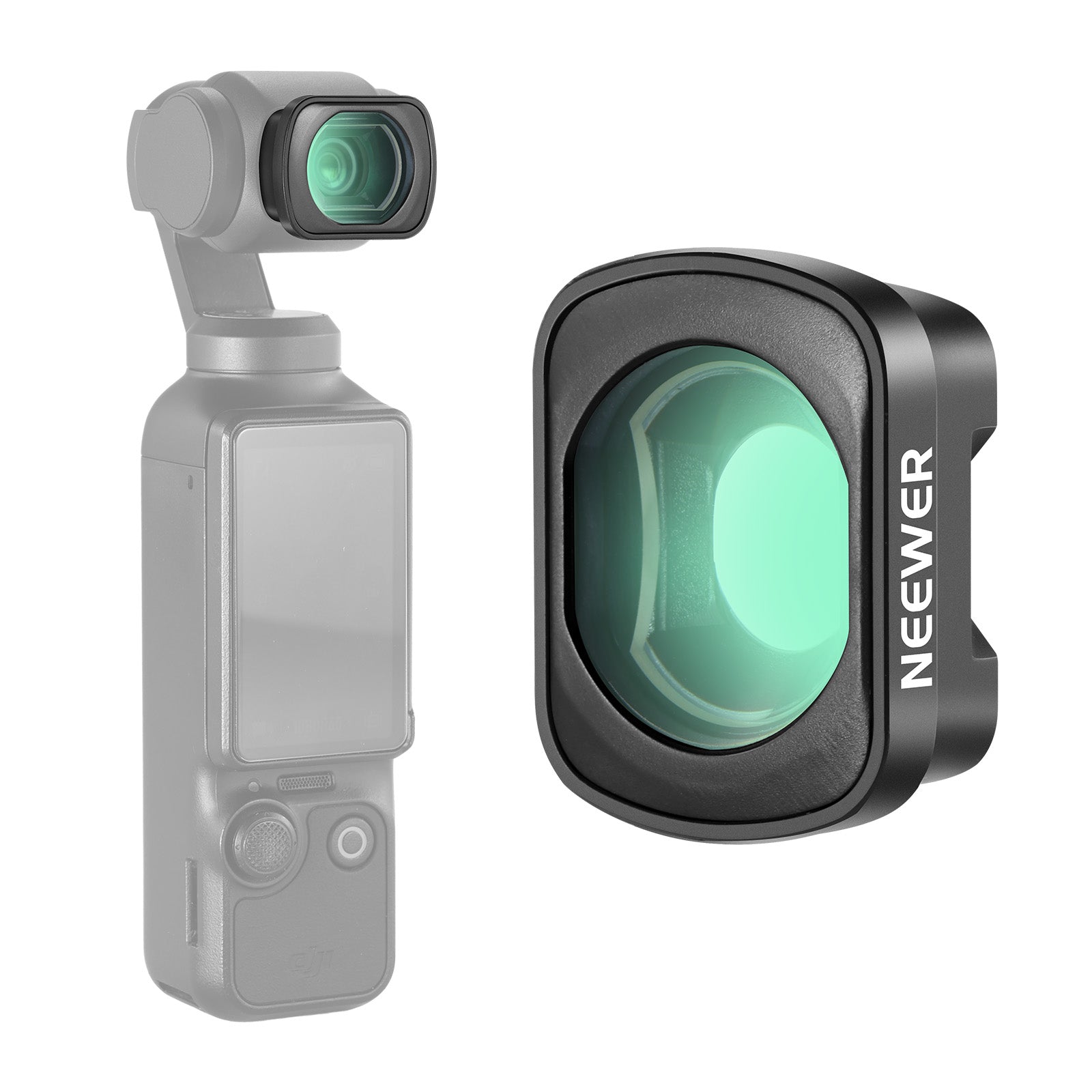 NEEWER LS-64 2x Macro Lens for DJI Osmo Pocket 3 / Pocket 4 & Xtra Muse