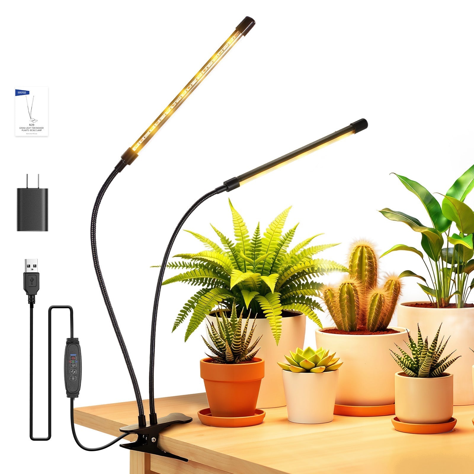 NEEWER ENTRY LEVEL VERSION N29 Full Spectrum Desk Grow Lights