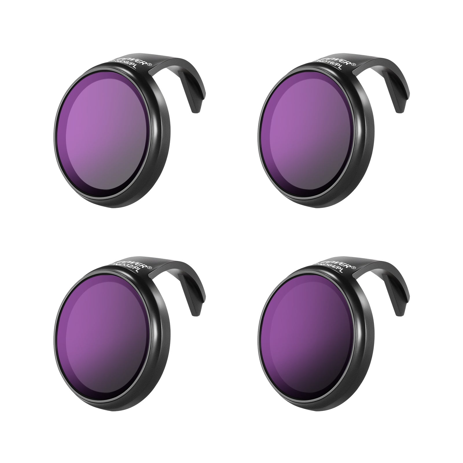 NEEWER FL-N23 4-Pack ND/PL Filter Set for DJI NEO