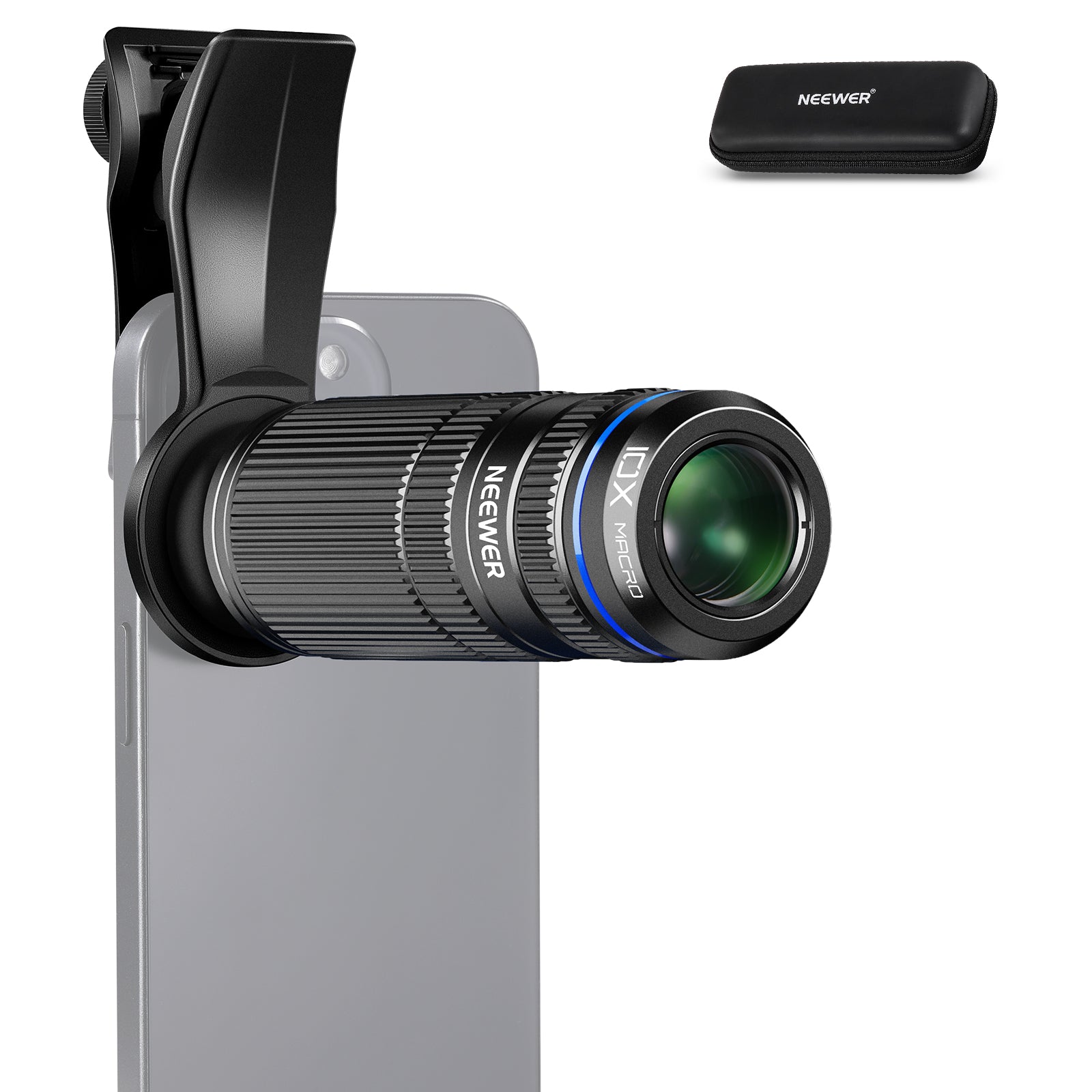 NEEWER LS-36 Ultra 7X Telephoto Lens with 10X Magnification & Phone Lens Clip