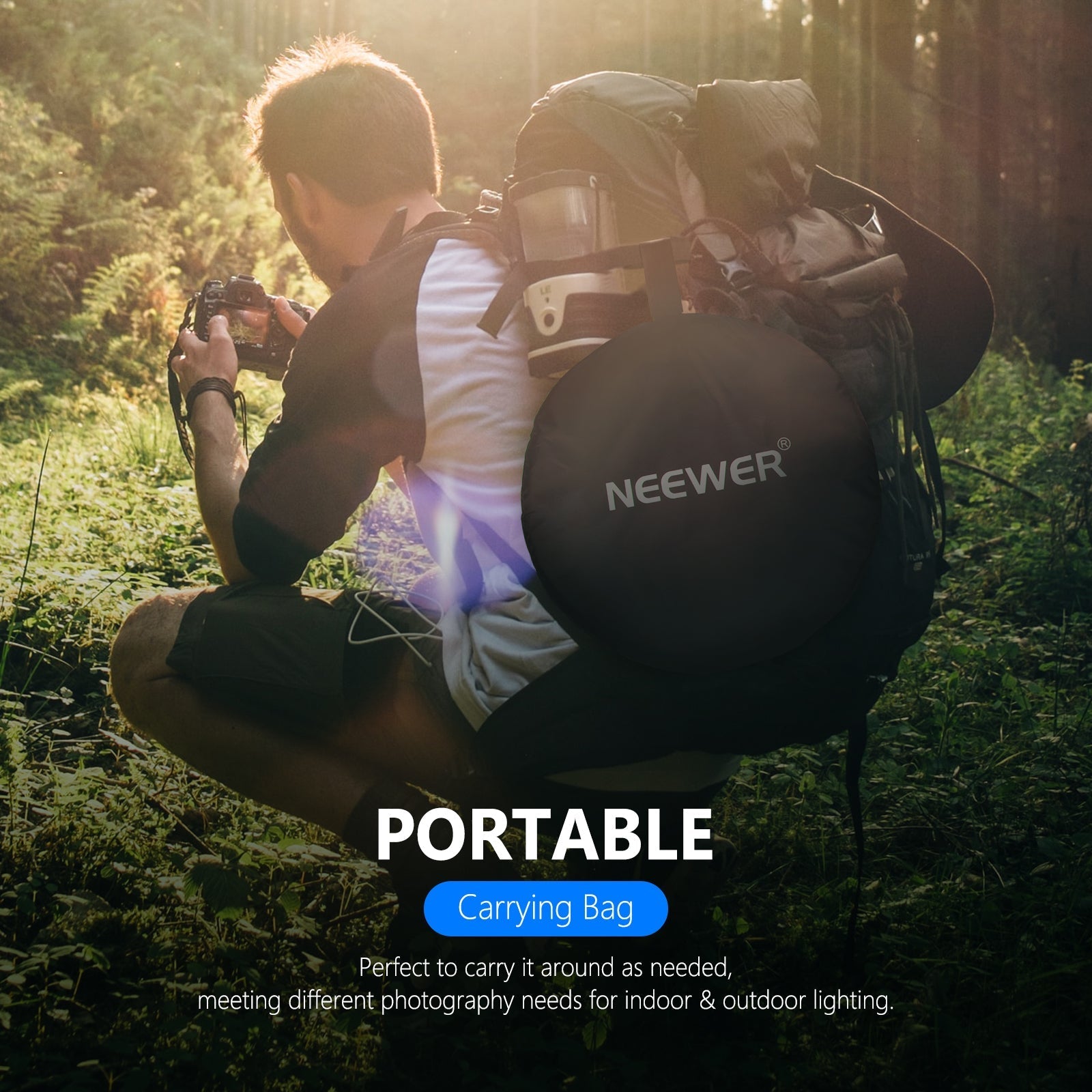 NEEWER 5-in-1 Collapsible Light Reflector