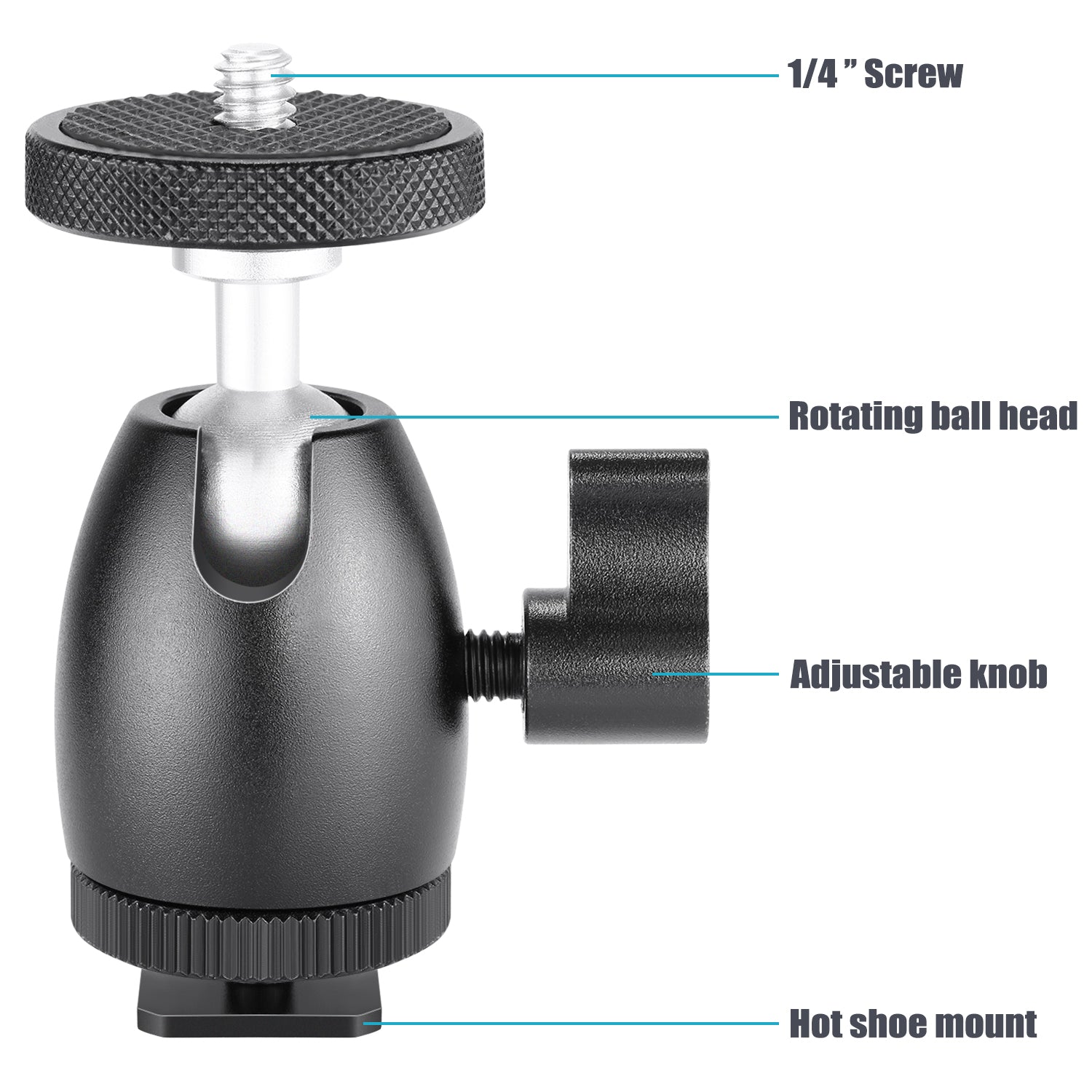NEEWER GM-HS Hot Shoe Cradle Head