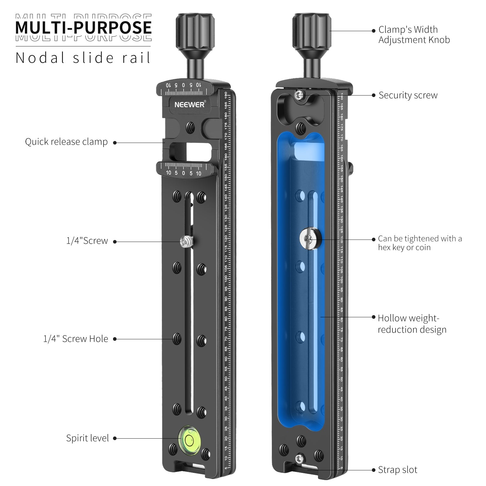 NEEWER GM-NA-200 Nodal Rail Slide