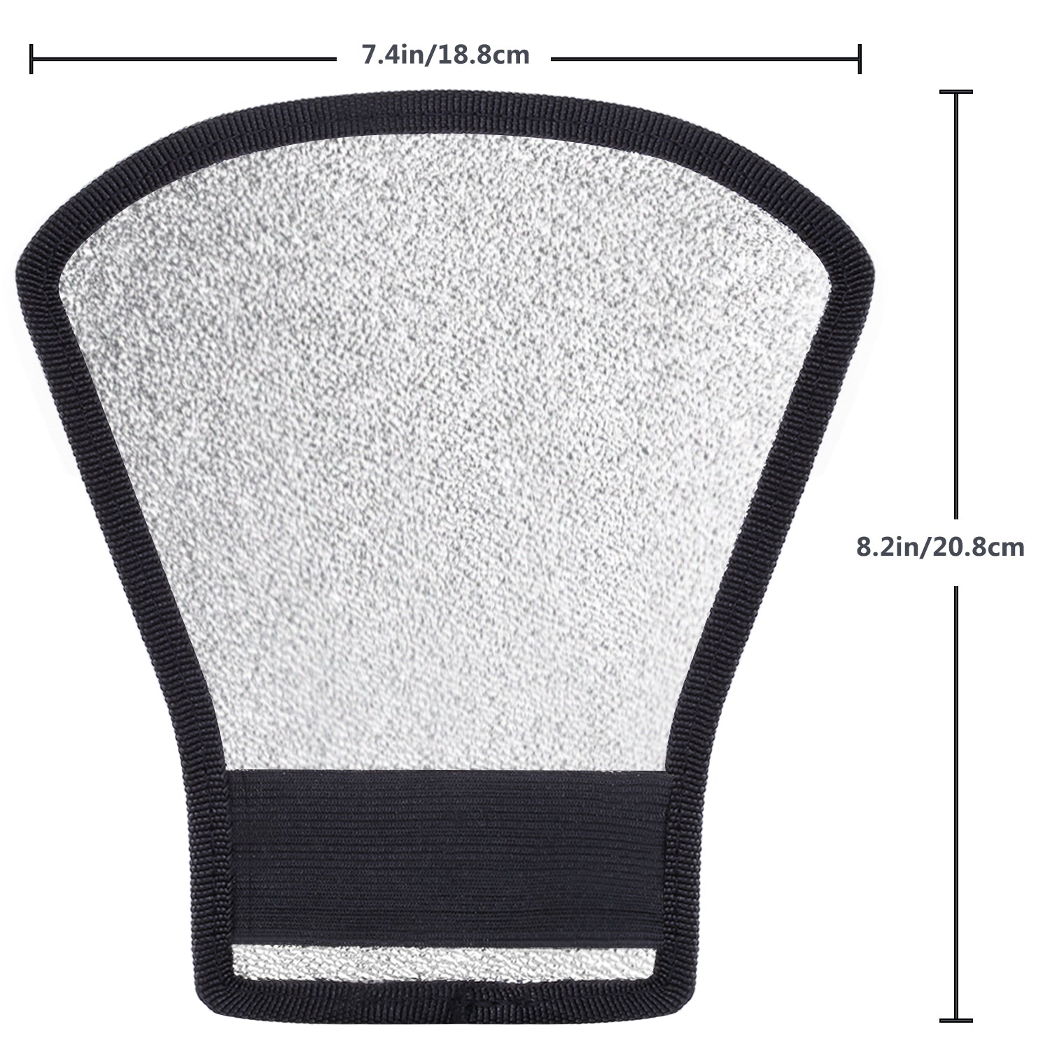 NEEWER Two-Sides Flash Diffuser Silver/White Reflector