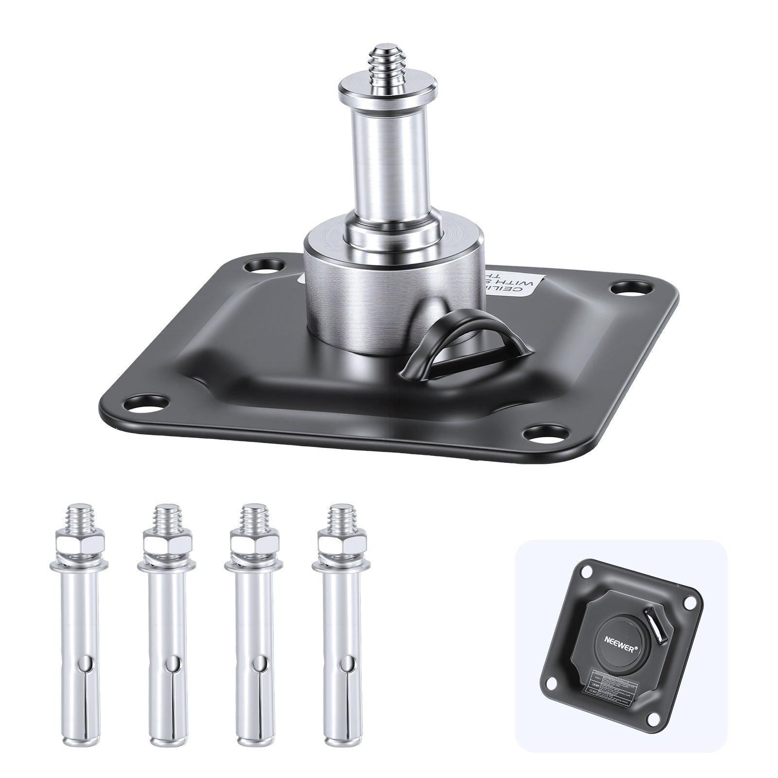 NEEWER ST-NA-9 Square Ceiling Mount with 1/4" thread