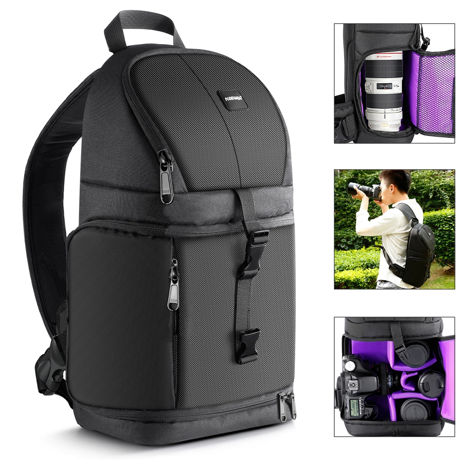 NEEWER NW-XJB02S 9"x5.5"x16" Camera Backpack