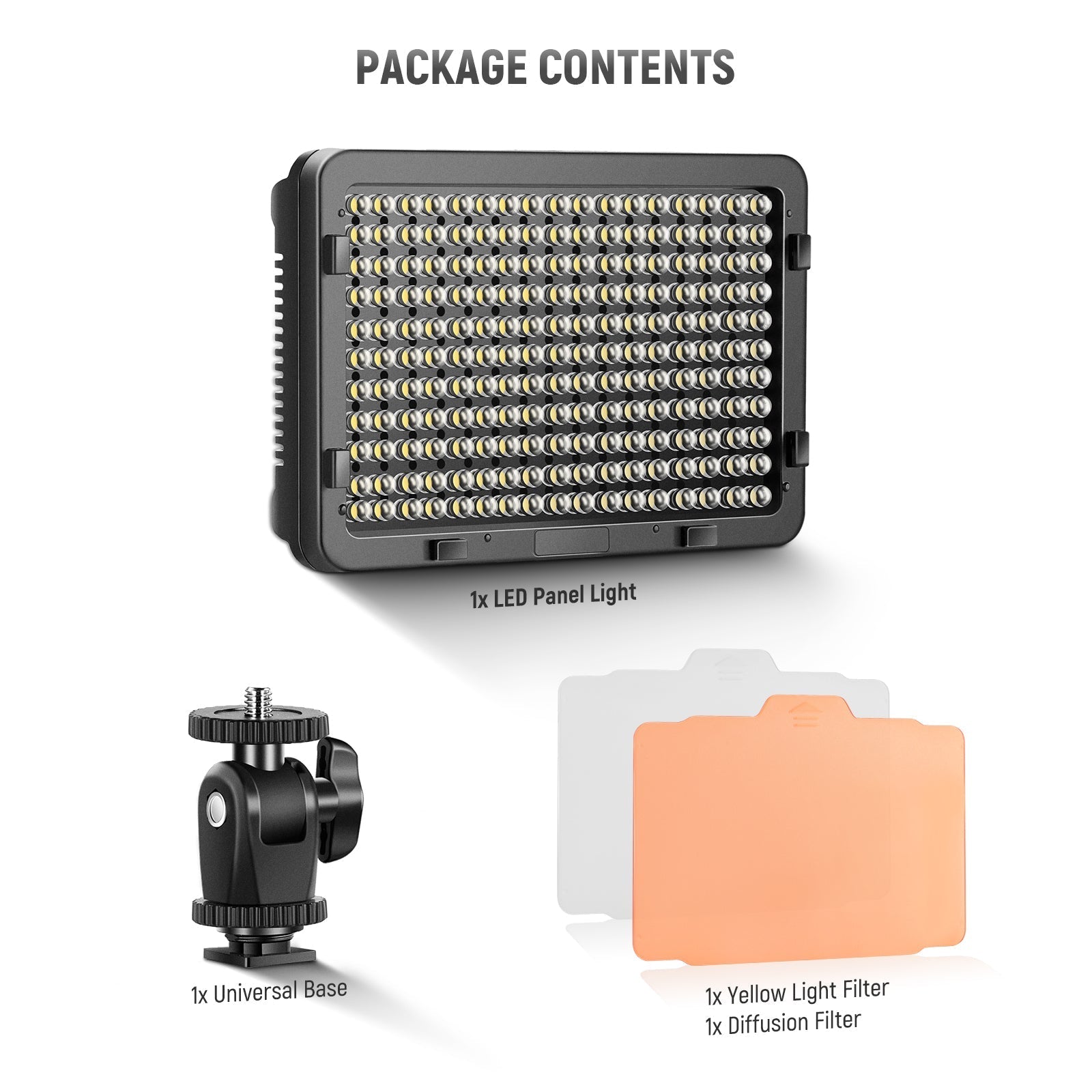 NEEWER On Camera Dimmable 176 LED Lighting Panel