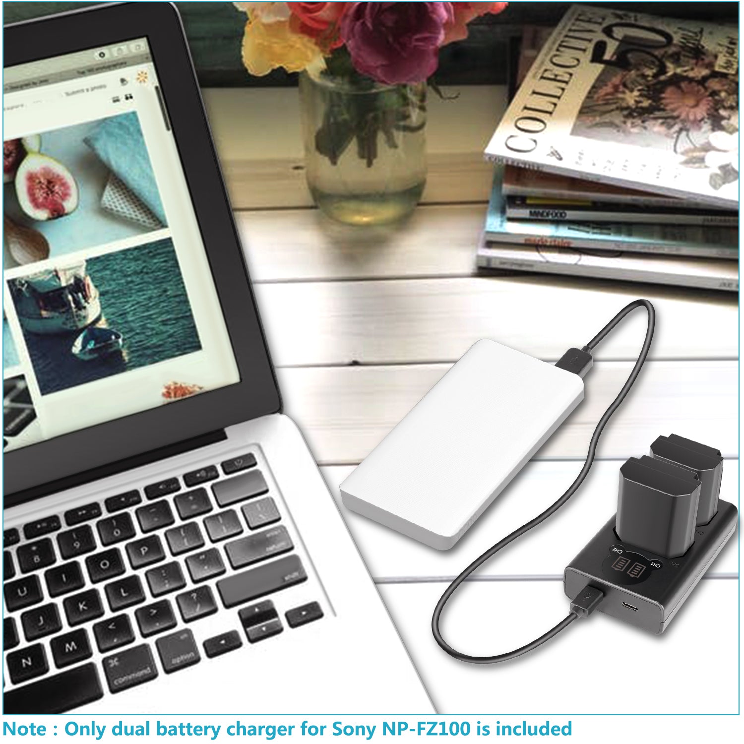 NEEWER Dual Charger for Sony NP-FZ100