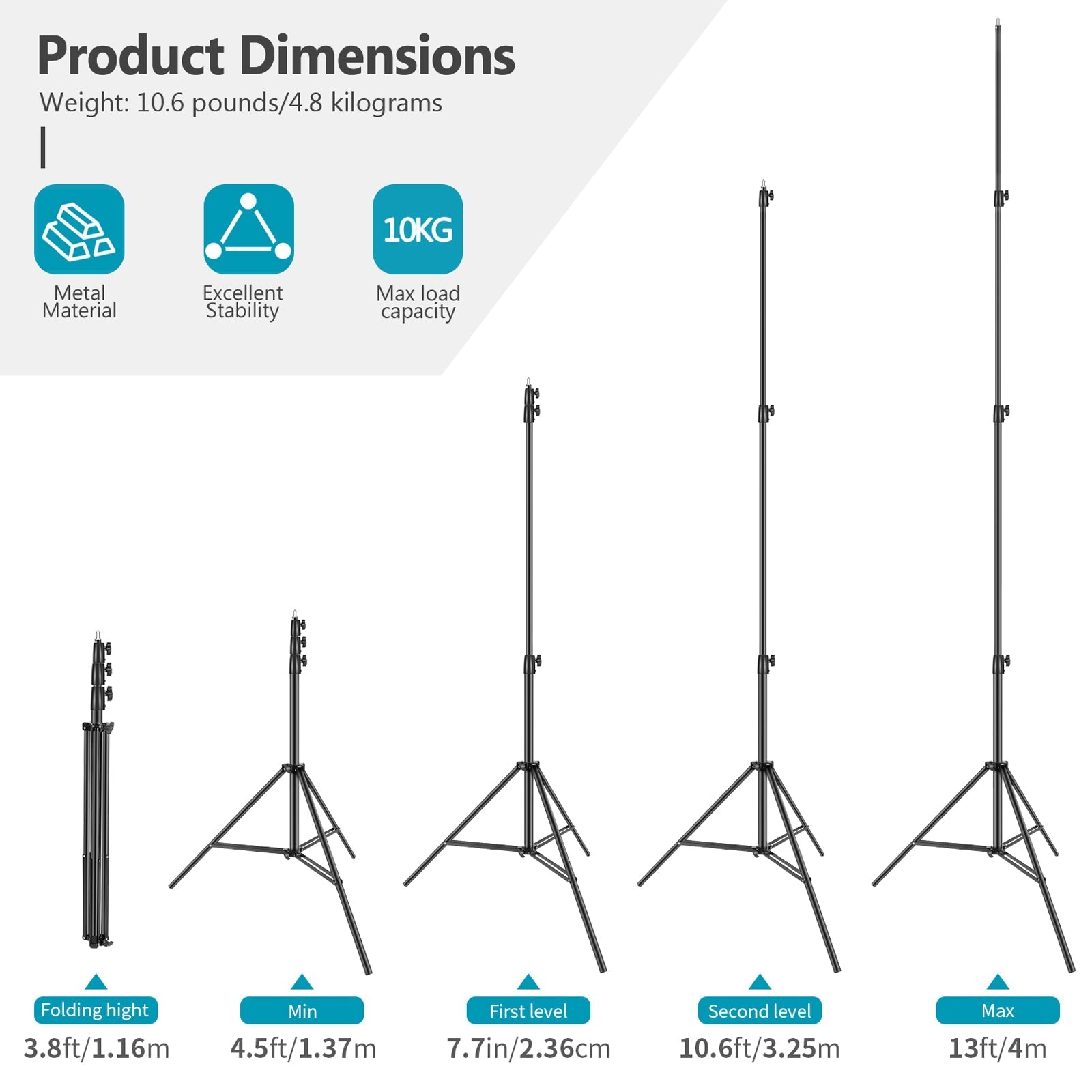 NEEWER ST-400SP 400cm Photography Light Stand