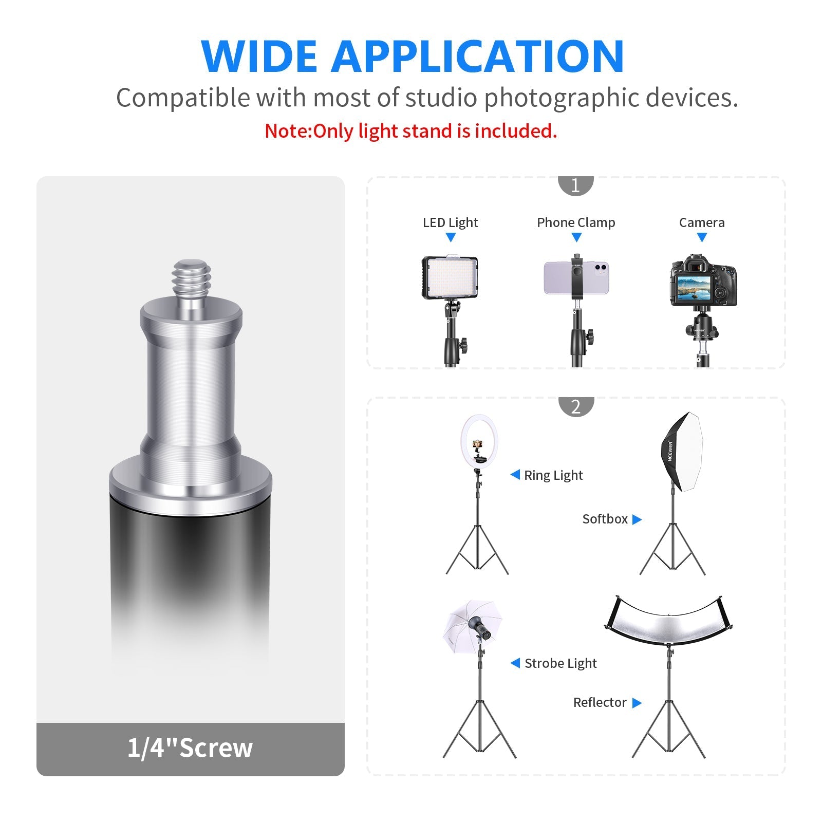 NEEWER ST-300 300cm Photography Light Stand