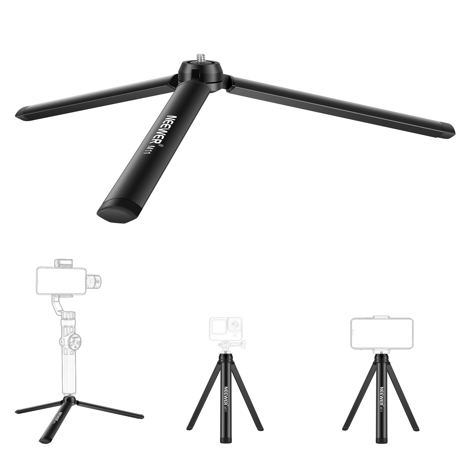 NEEWER M11 Metal Desktop Mini Tripod