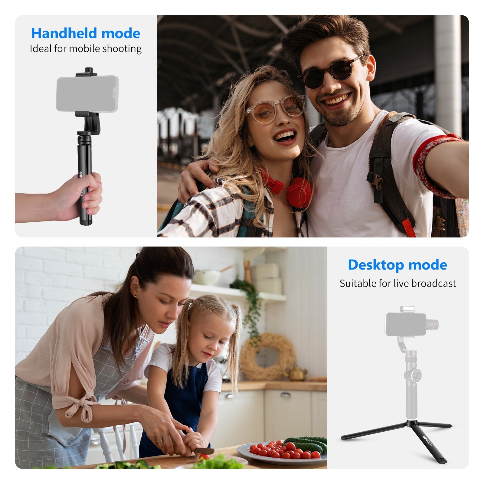 NEEWER M11 Metal Desktop Mini Tripod