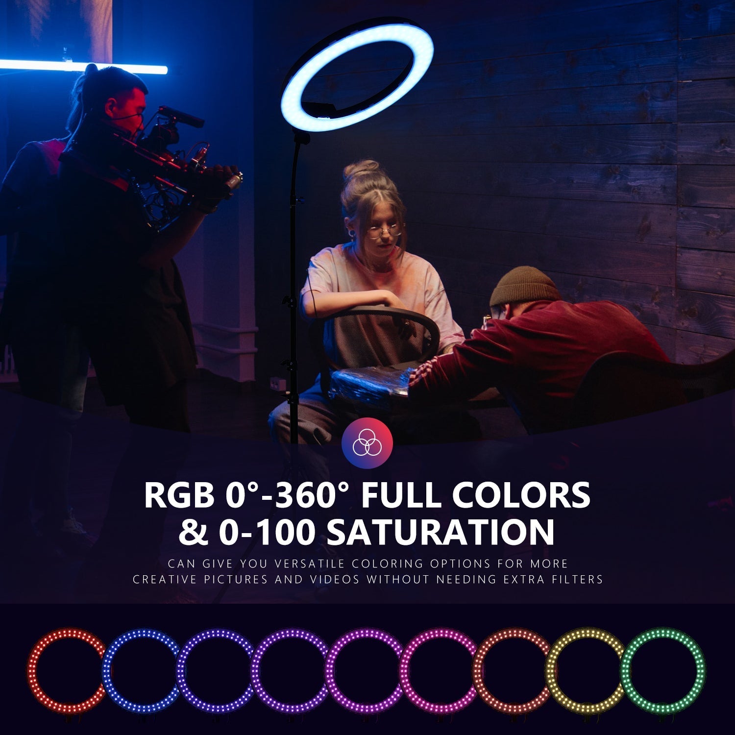 NEEWER RGB18-APP 18'' RGB Ring Light Kit